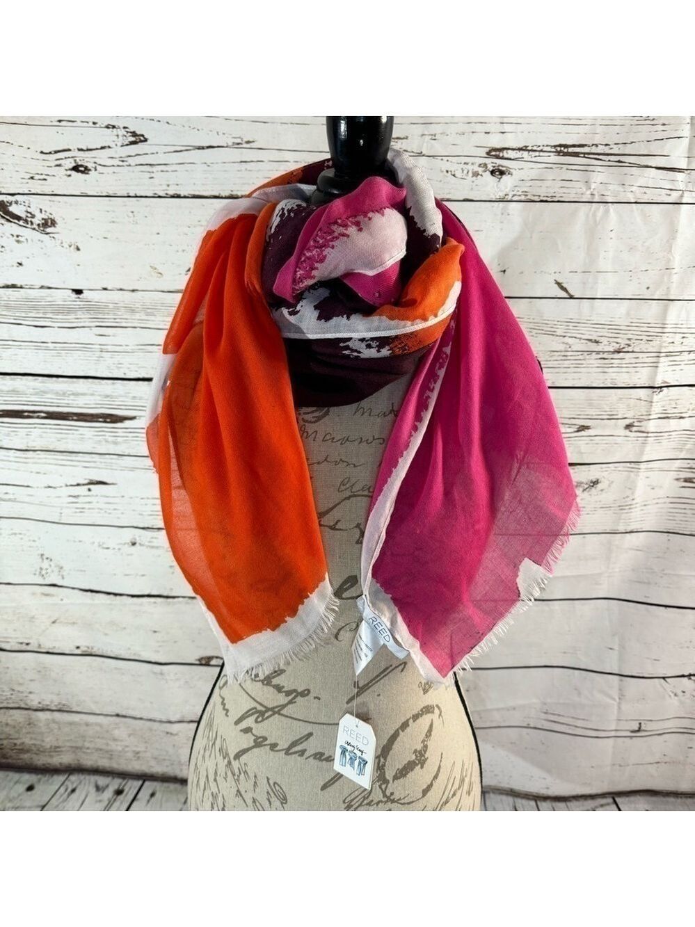 Reed Colorblock Oblong Scarf